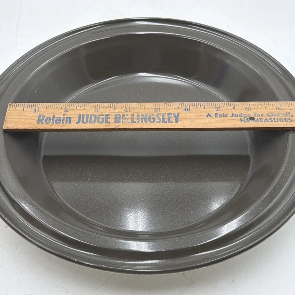 Vintage Ebonware by MIRRO Aluminum Pie Pan 9